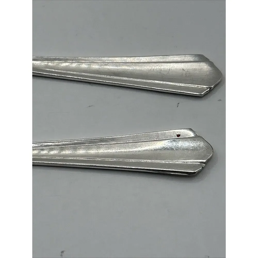 Wm A. Rogers A1 plusOneida Ltd Silverplated serving set Fork And Spoon “Malibu”